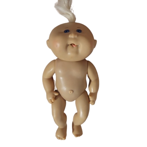 Mattel First Edition Cabbage Patch Kids Vinyl Hard Body Baby Doll 1983 Vintage - Picture 1 of 8